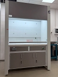 Dygestorium laminowane 1500mm z szafką podwyższoną
